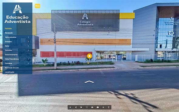 Imagem inicial do tour virtual
