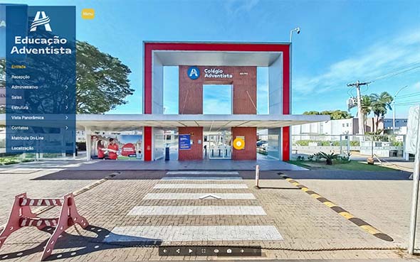 Imagem inicial do tour virtual