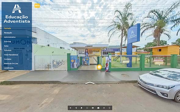Imagem inicial do tour virtual