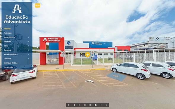 Imagem inicial do tour virtual