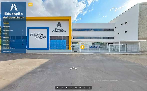 Imagem inicial do tour virtual