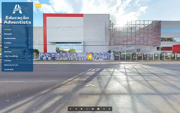 Imagem inicial do tour virtual