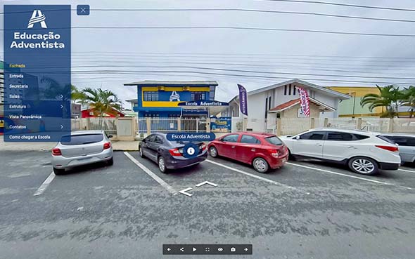 Imagem inicial do tour virtual