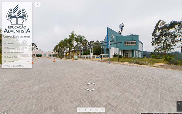Imagem inicial do tour virtual