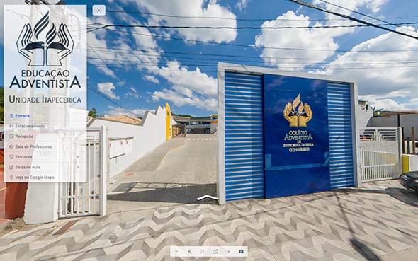 Imagem inicial do tour virtual