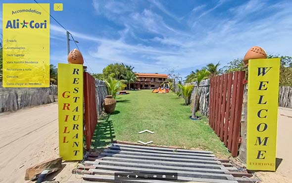 Imagem inicial do tour virtual
