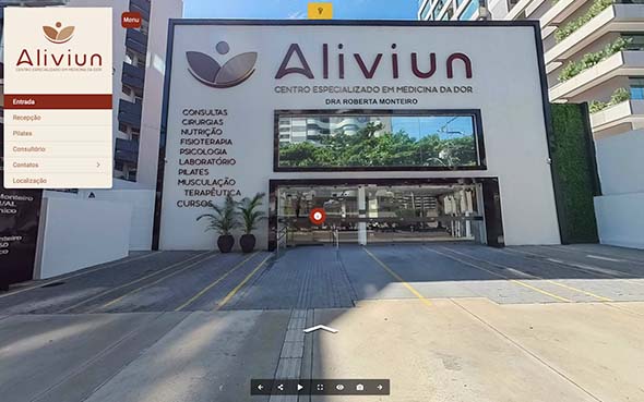 Imagem inicial do tour virtual