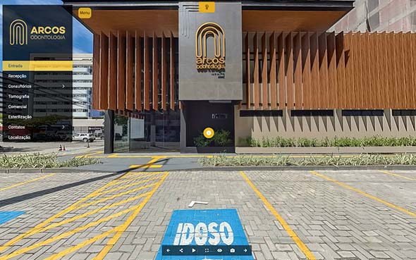 Imagem inicial do tour virtual
