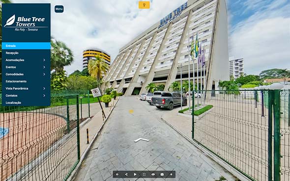 Imagem inicial do tour virtual