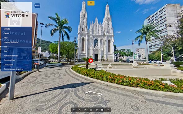 Imagem inicial do tour virtual