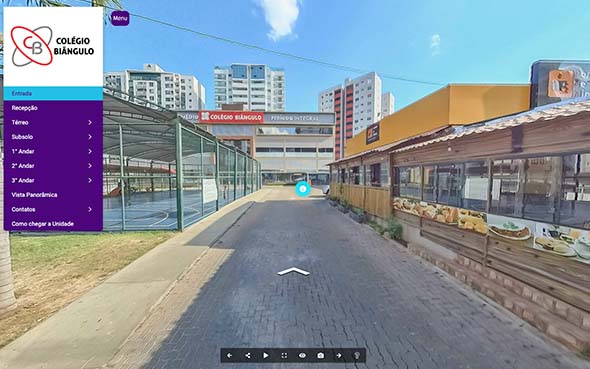 Imagem inicial do tour virtual