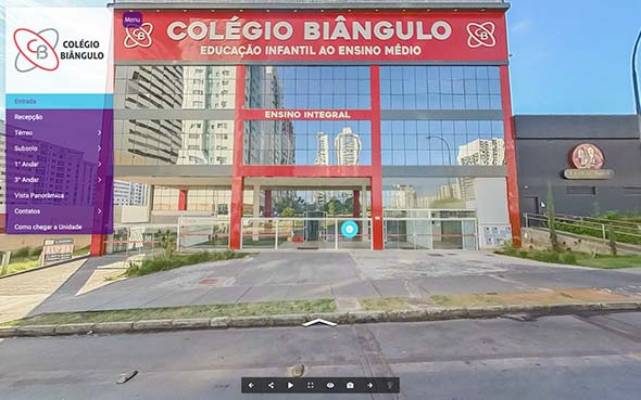 Imagem inicial do tour virtual