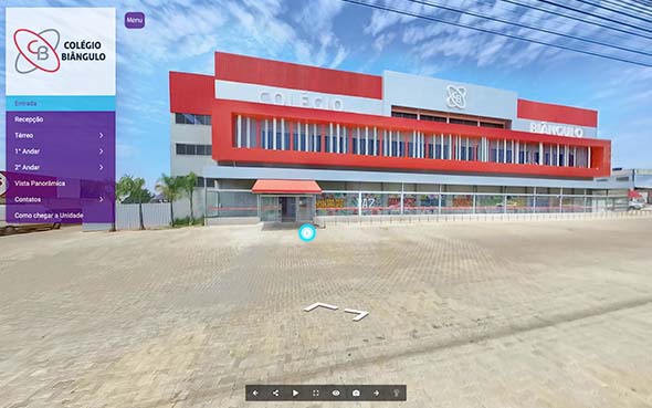 Imagem inicial do tour virtual