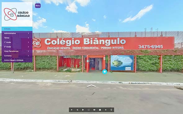 Imagem inicial do tour virtual