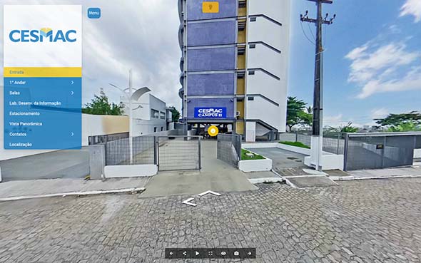 Imagem inicial do tour virtual