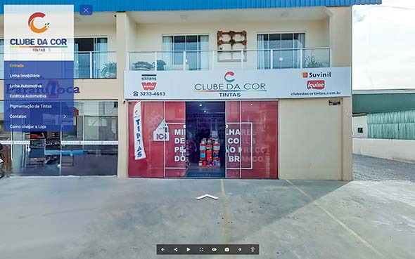 Imagem inicial do tour virtual