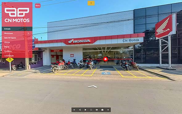 Imagem inicial do tour virtual
