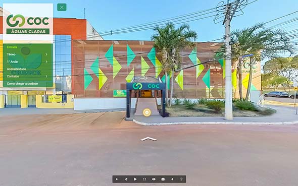 Imagem inicial do tour virtual