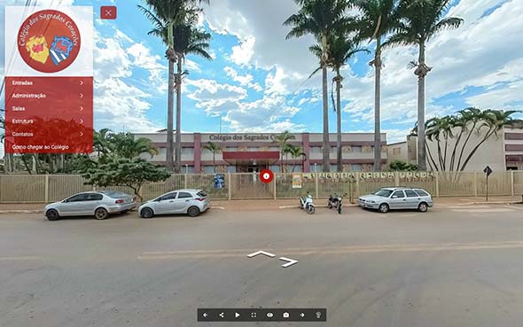 Imagem inicial do tour virtual