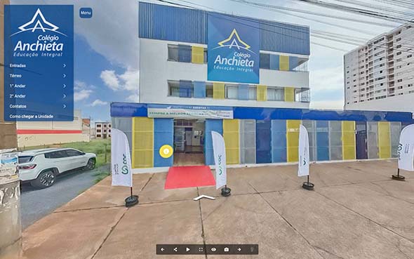 Imagem inicial do tour virtual