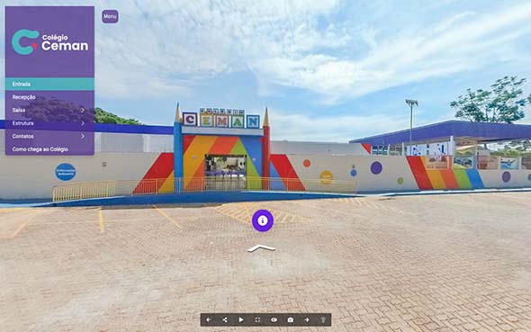 Imagem inicial do tour virtual