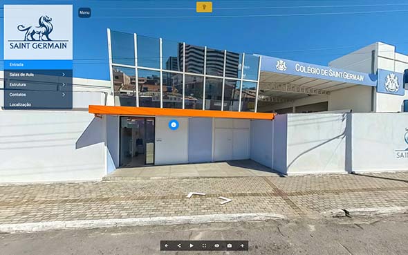 Imagem inicial do tour virtual