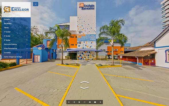 Imagem inicial do tour virtual