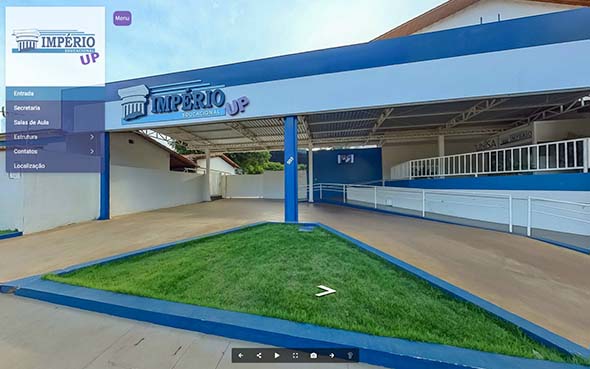 Imagem inicial do tour virtual