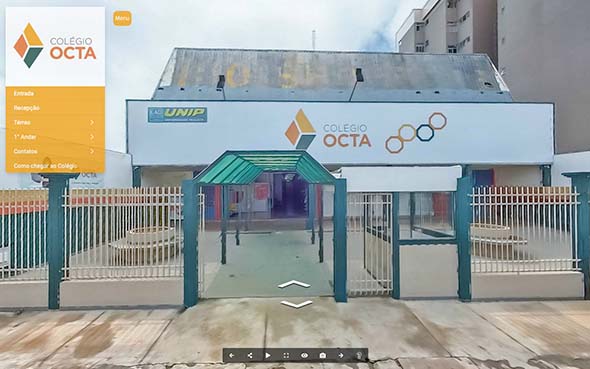 Imagem inicial do tour virtual