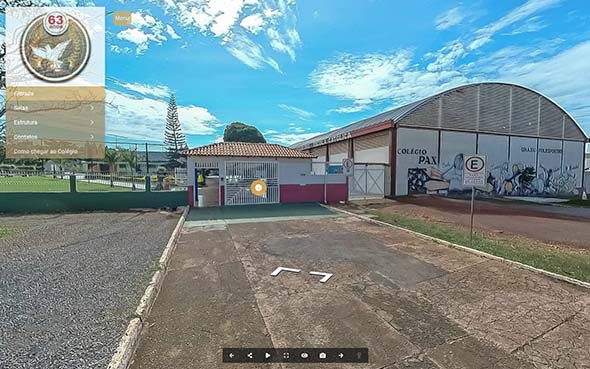 Imagem inicial do tour virtual
