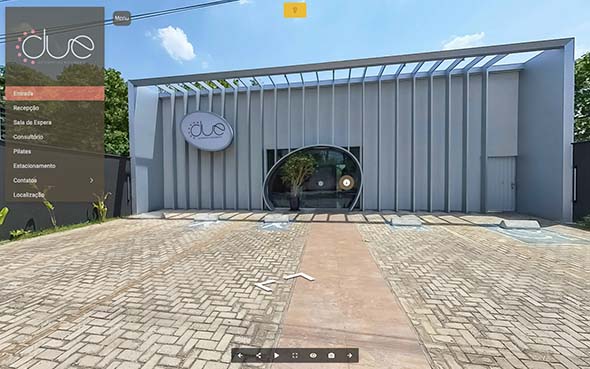 Imagem inicial do tour virtual
