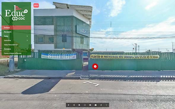 Imagem inicial do tour virtual