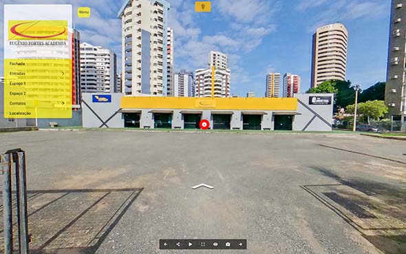 Imagem inicial do tour virtual
