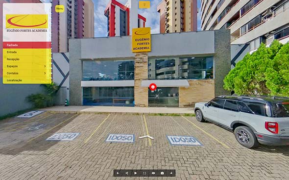 Imagem inicial do tour virtual