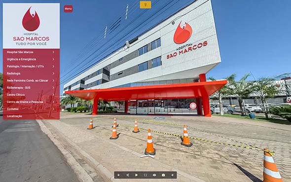 Imagem inicial do tour virtual