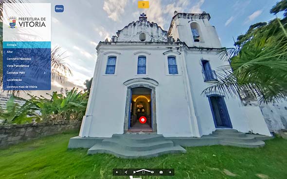 Imagem inicial do tour virtual