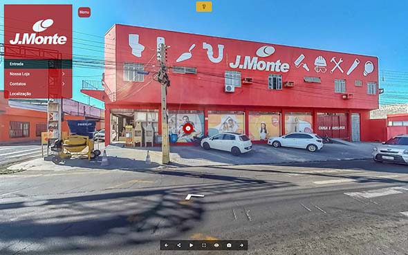 Imagem inicial do tour virtual