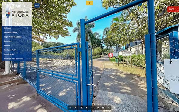 Imagem inicial do tour virtual