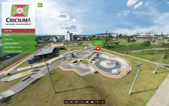 Imagem inicial do tour virtual