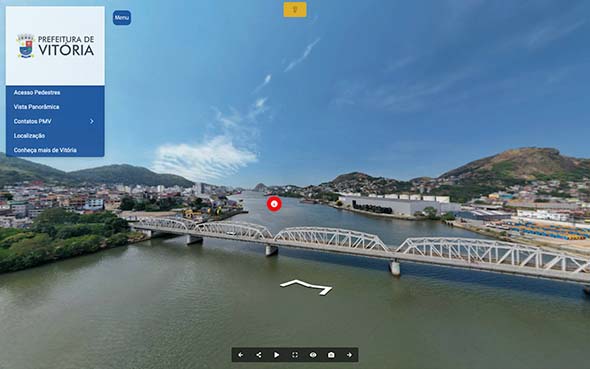 Imagem inicial do tour virtual