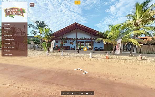 Imagem inicial do tour virtual