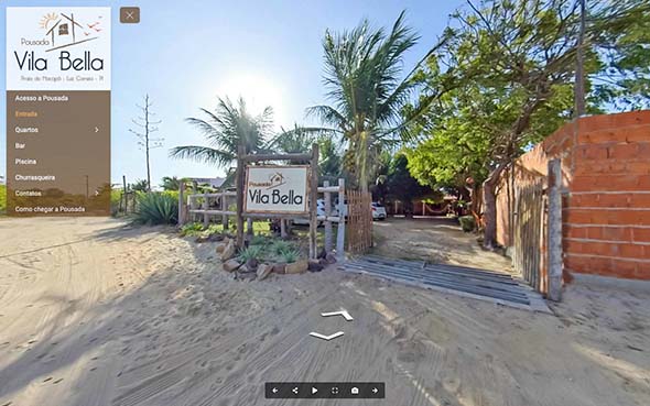Imagem inicial do tour virtual