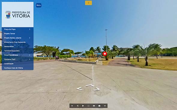 Imagem inicial do tour virtual