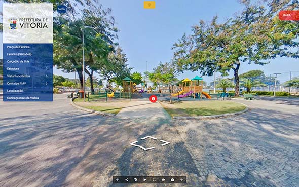 Imagem inicial do tour virtual