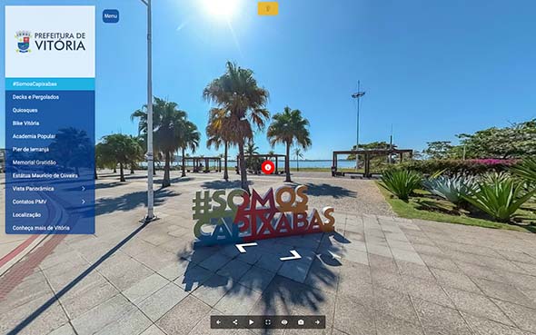 Imagem inicial do tour virtual