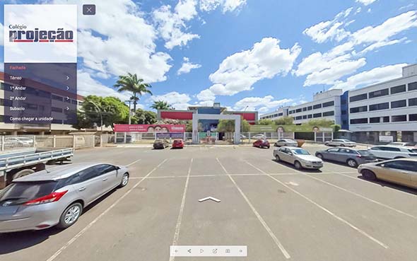 Imagem inicial do tour virtual
