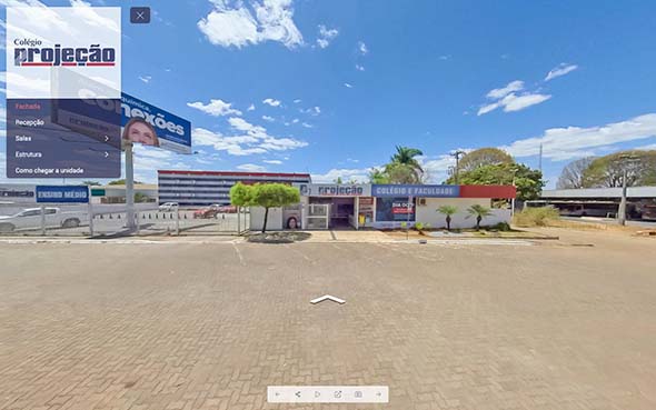 Imagem inicial do tour virtual