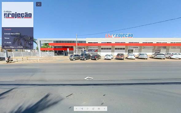 Imagem inicial do tour virtual