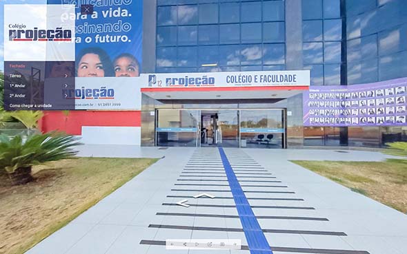 Imagem inicial do tour virtual