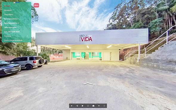Imagem inicial do tour virtual